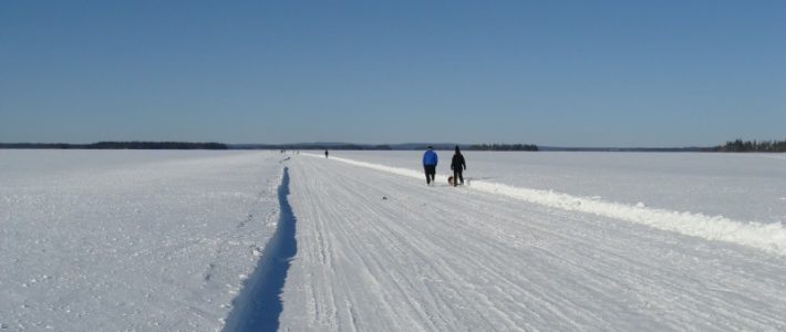 Talvisia kuvia Oulujärvestä ja sen rantamilta